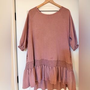 FP Beach by Free People Mauve Tunic Dress
